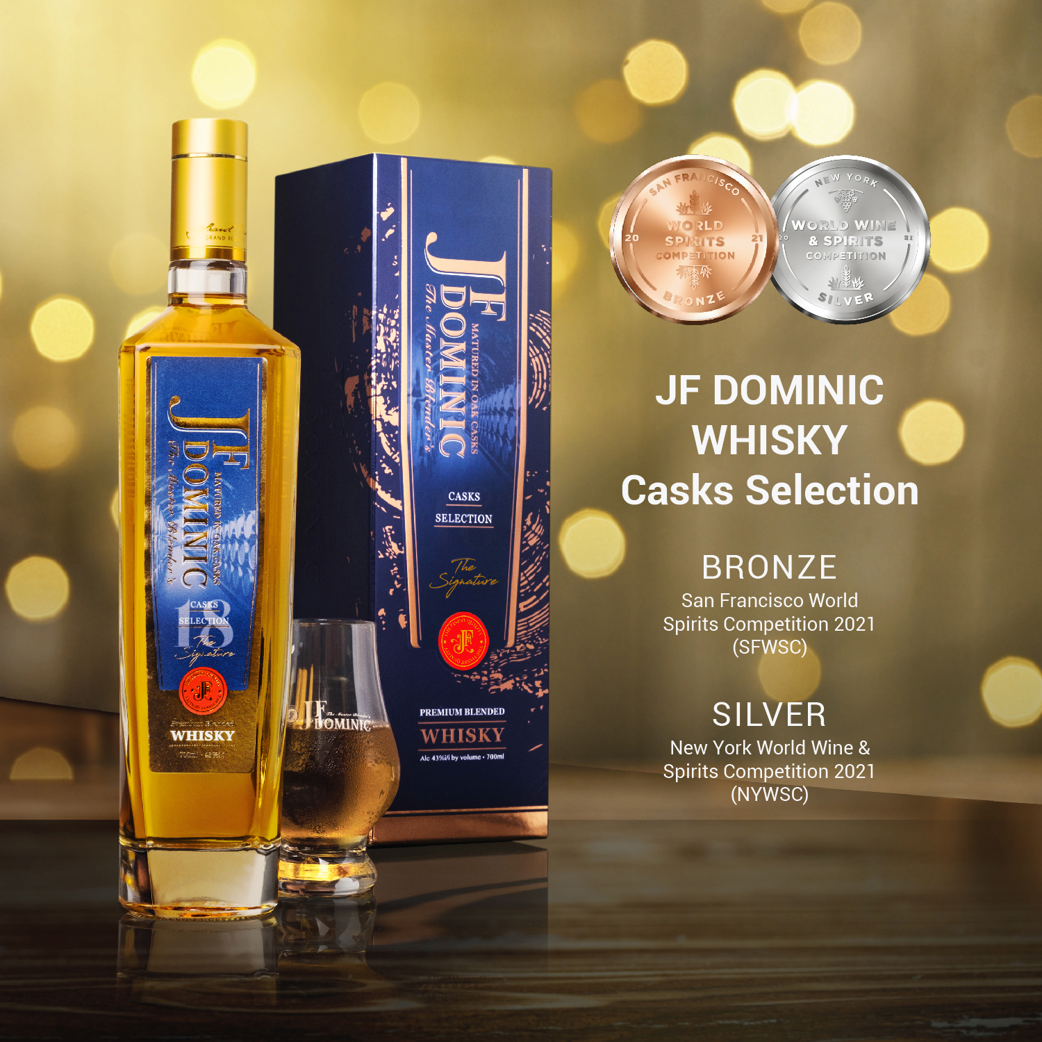 JF Dominic Whisky - Casks Selection